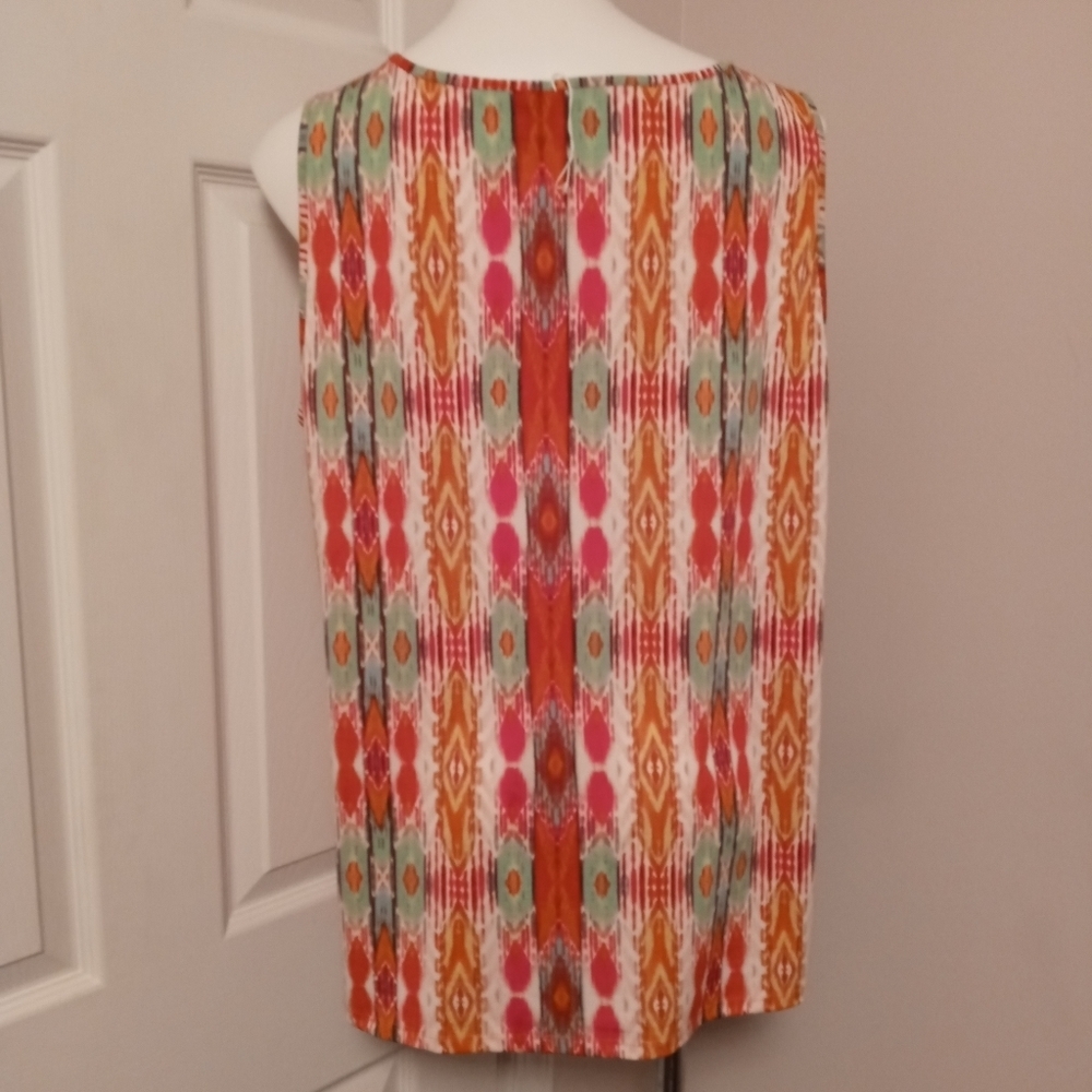 New Directions orange and pink tank - Picture 3 of 3